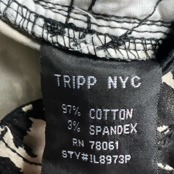 TRIPP NYC Medium Rise Skinny Leg Leopard print pants - Picture 7 of 10